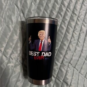 Black 'Best Dad Ever' Tumbler